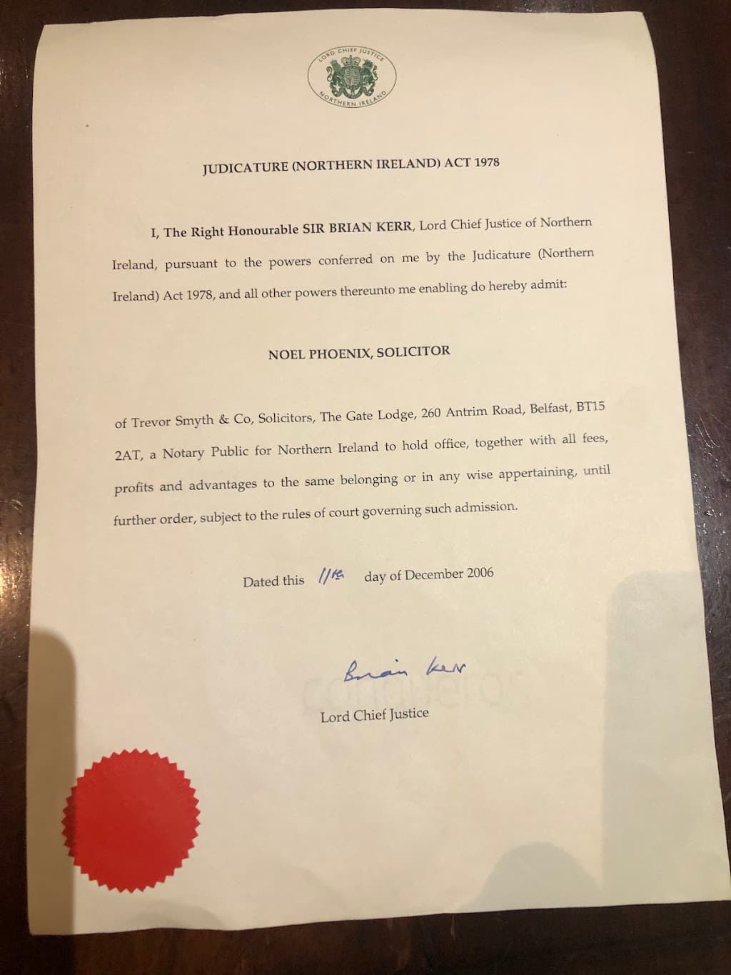 Notary Public Belfast