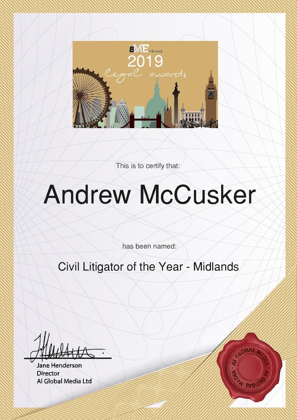 Coventry and Warwickshire Notary Public - Andrew McCusker