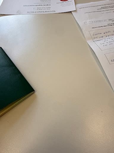 Notary Public London — Customer photo